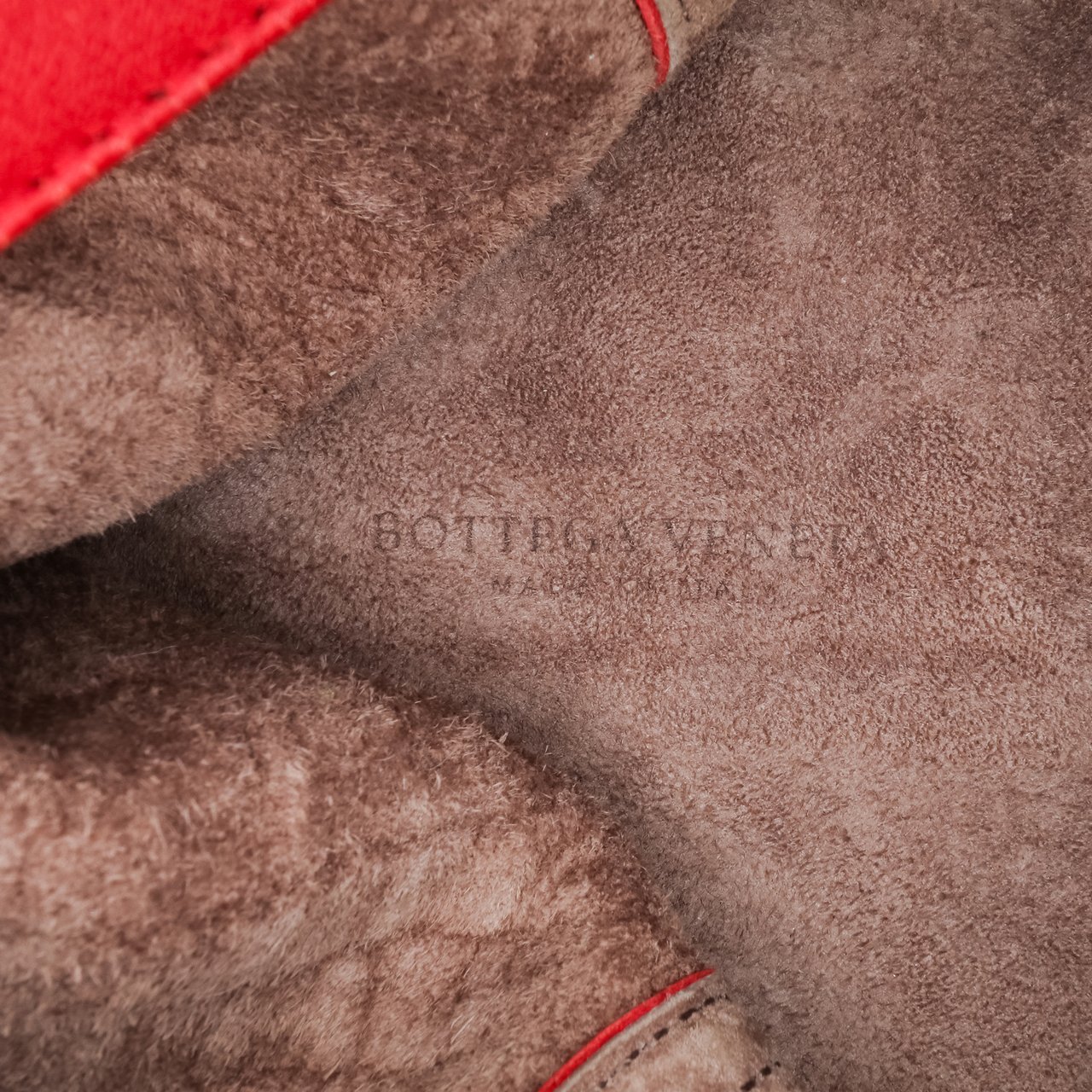 Bottega Veneta Nappa Intrecciato Tote Rood