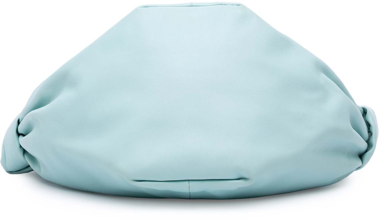 Bottega Veneta Mini Calfskin Double Knot Blauw