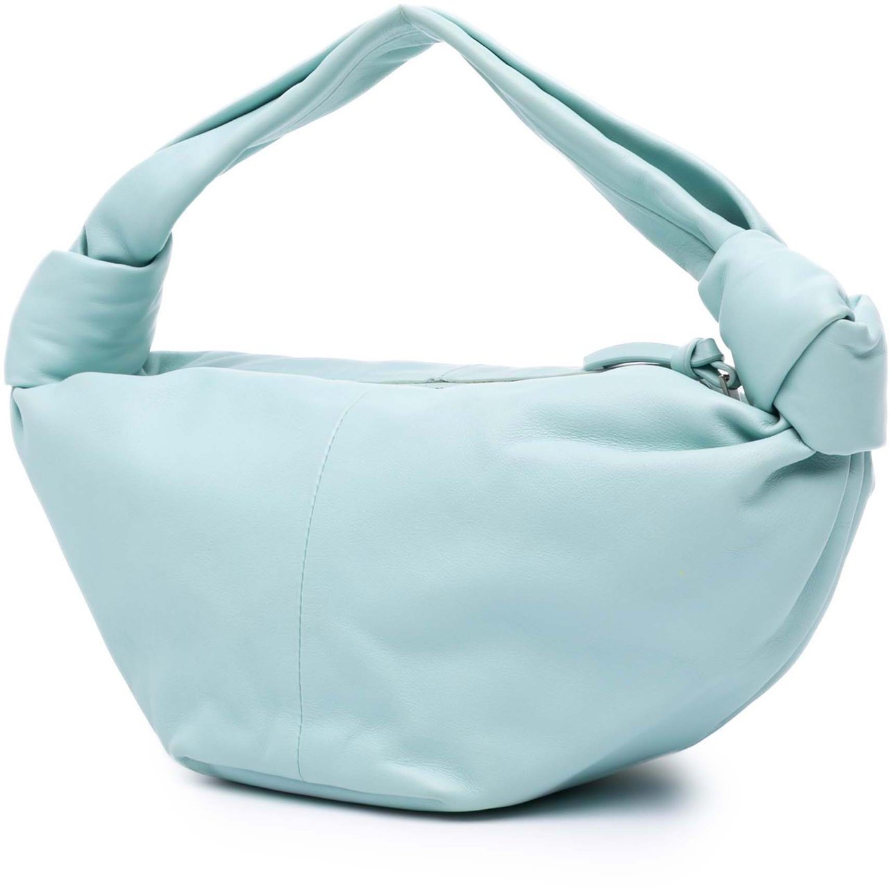 Bottega Veneta Mini Calfskin Double Knot Blauw