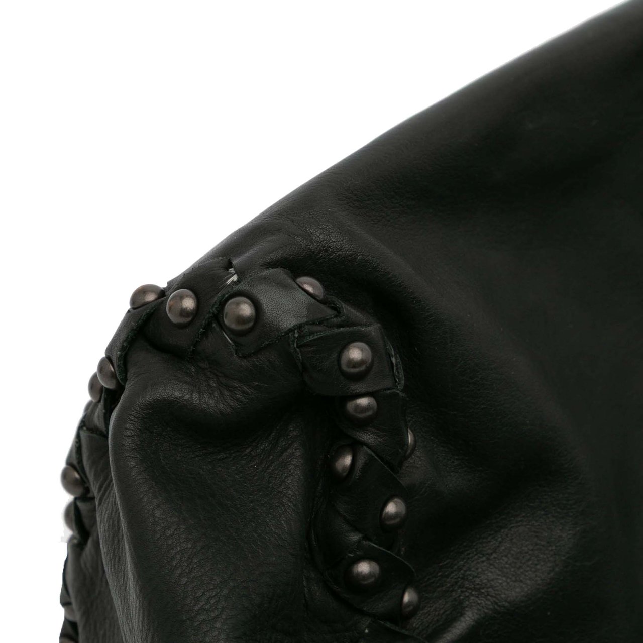 Bottega Veneta Studded Leather Tote Zwart