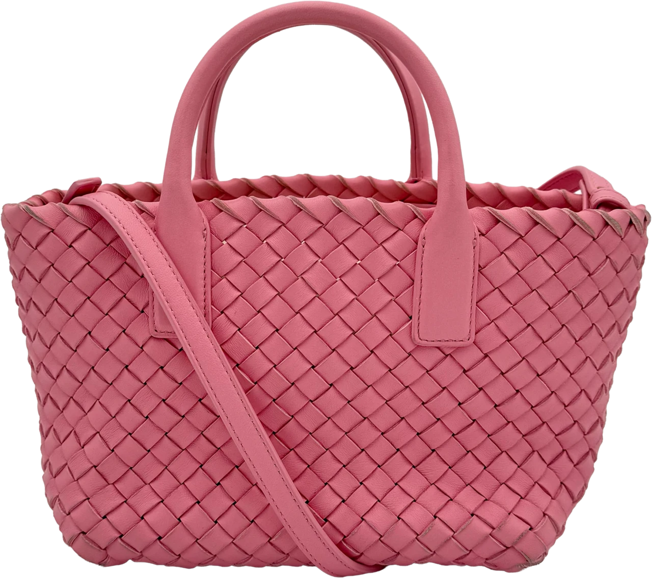 Bottega Veneta Bottega Veneta Mini Cabat - Green Roze