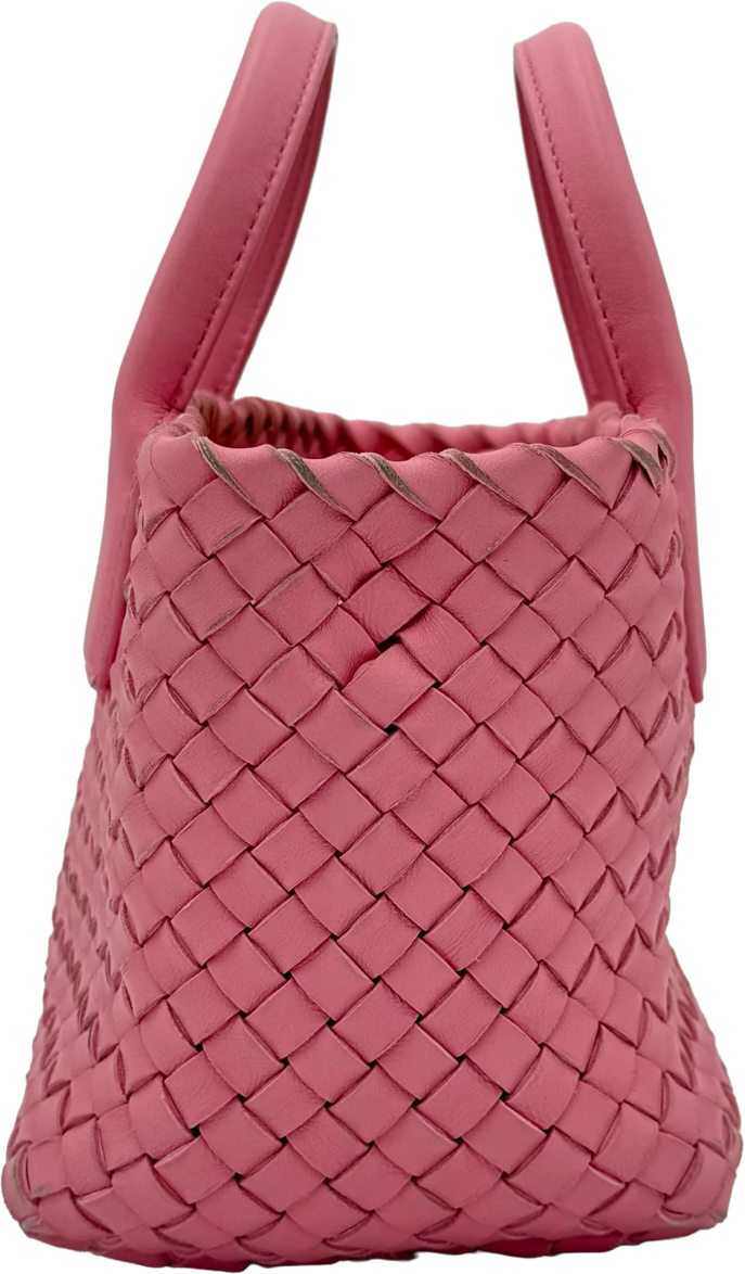 Bottega Veneta Bottega Veneta Mini Cabat - Green Roze