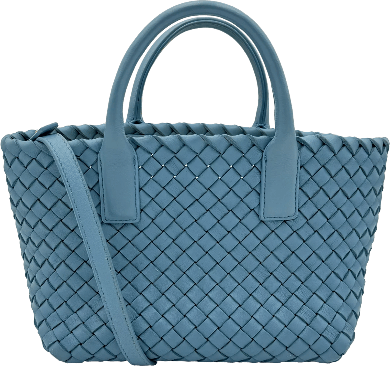 Bottega Veneta Bottega Veneta Mini Cabat - Green Blauw
