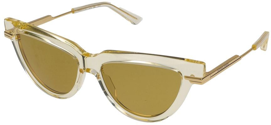 Bottega Veneta Sunglasses Bottega Veneta BV1265S 004 yellow gold brown 54/15/140 Goud