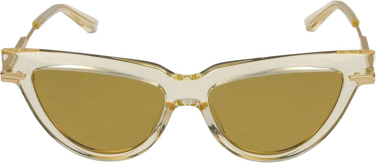 Bottega Veneta Sunglasses Bottega Veneta BV1265S 004 yellow gold brown 54/15/140 Goud