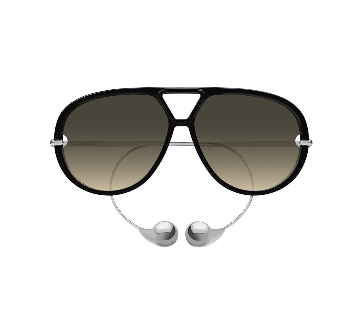 Bottega Veneta Sunglasses BV1273S 010 black silver brown 63/12/180 Grijs