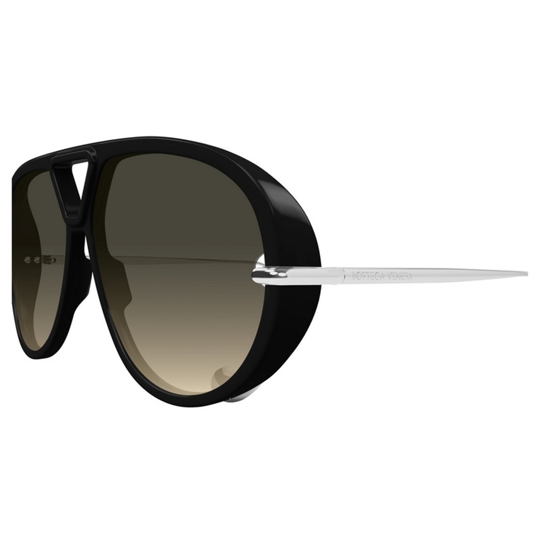 Bottega Veneta Sunglasses BV1273S 010 black silver brown 63/12/180 Grijs