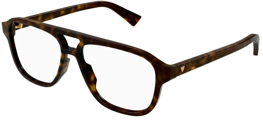 Bottega Veneta Eyeglasses Bv1294O 002 Havana Havana Transparent 56/15/145 Wit