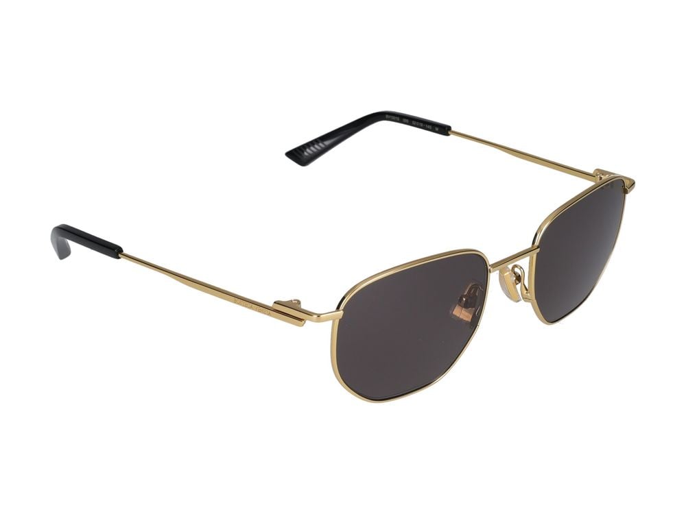 Bottega Veneta Sunglasses Bottega Veneta BV1301S 005 gold gold grey 52/19/145 Grijs