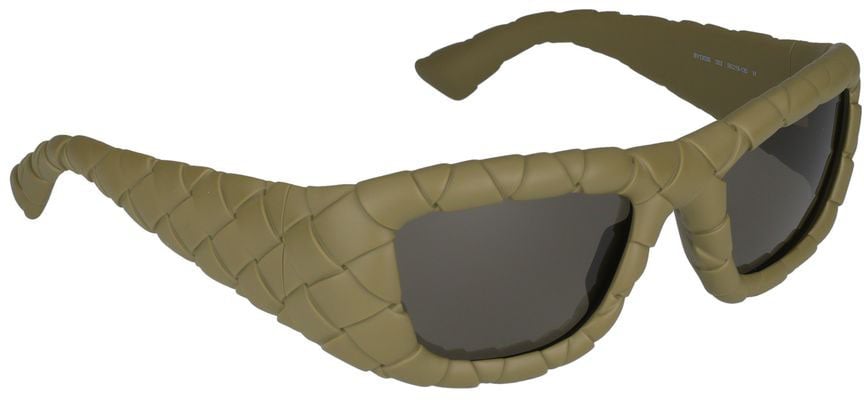 Bottega Veneta Sunglasses BV1303S 002 green green brown 56/19/130 Bruin