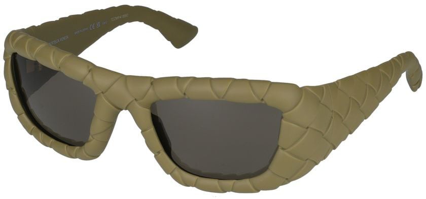 Bottega Veneta Sunglasses BV1303S 002 green green brown 56/19/130 Bruin