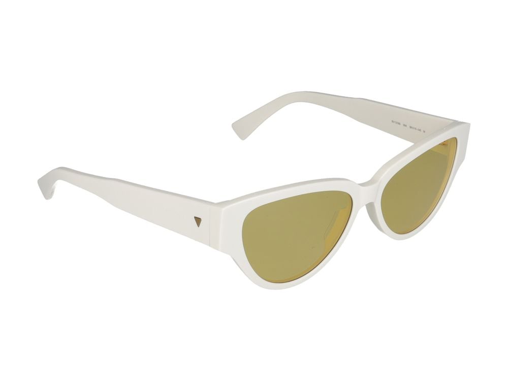Bottega Veneta Sunglasses Bottega Veneta BV1319S 004 White White Yellow 56/15/145 Groen
