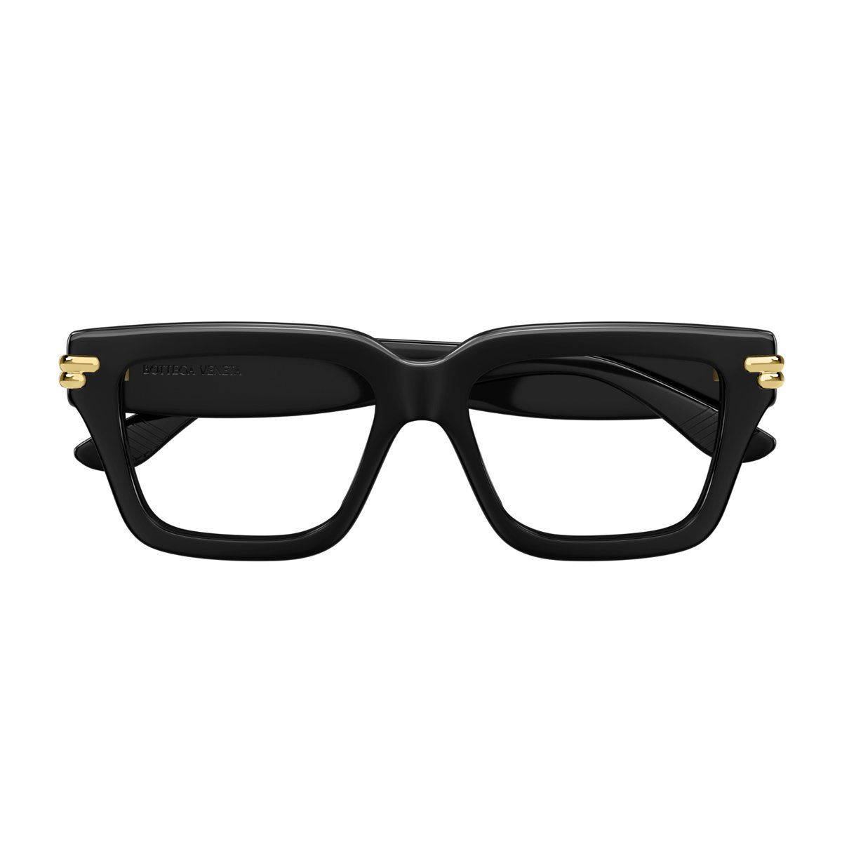Bottega Veneta Eyeglasses BV1324O 001 Black Black Transpare 53/17/140 Zwart