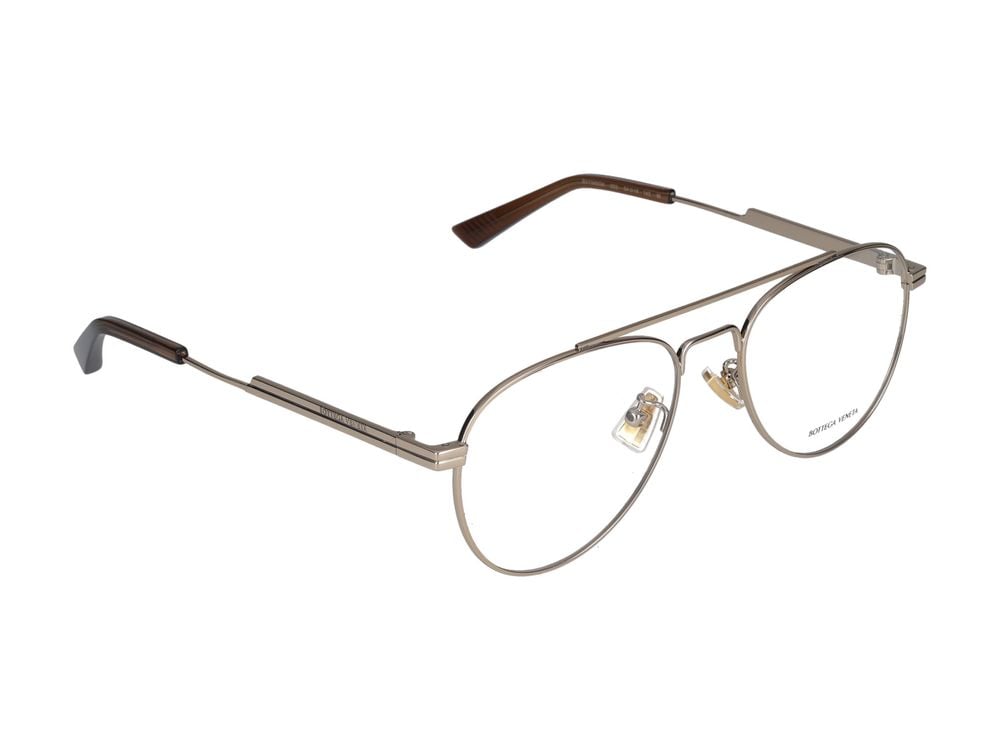 Bottega Veneta Eyeglasses Bottega Veneta BV1340OK 003 gold gold transparent 54/18/145 Maroon