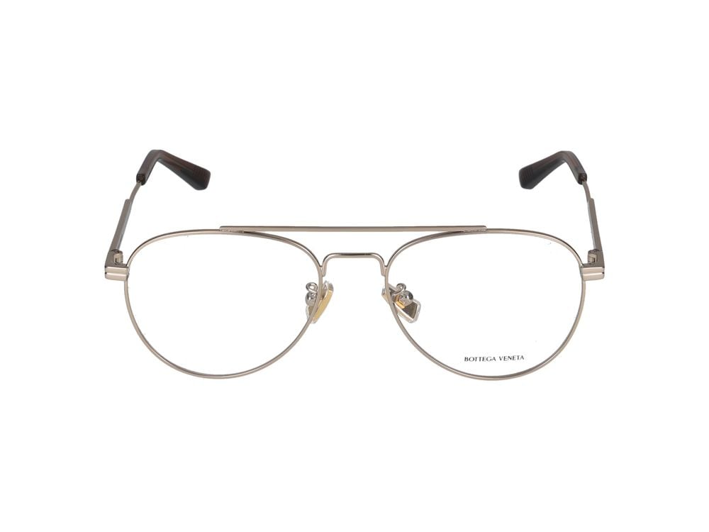 Bottega Veneta Eyeglasses Bottega Veneta BV1340OK 003 gold gold transparent 54/18/145 Maroon