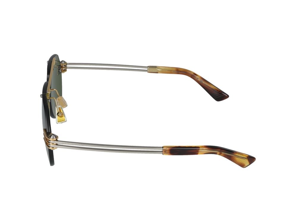 Bottega Veneta Sunglasses Bottega Veneta BV1342S 003 Gold Silver Green 59/13/145 Groen