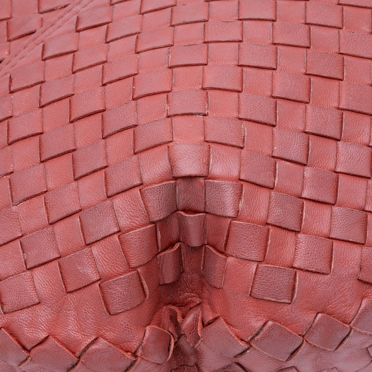 Bottega Veneta Nappa Intrecciato Tote Rood