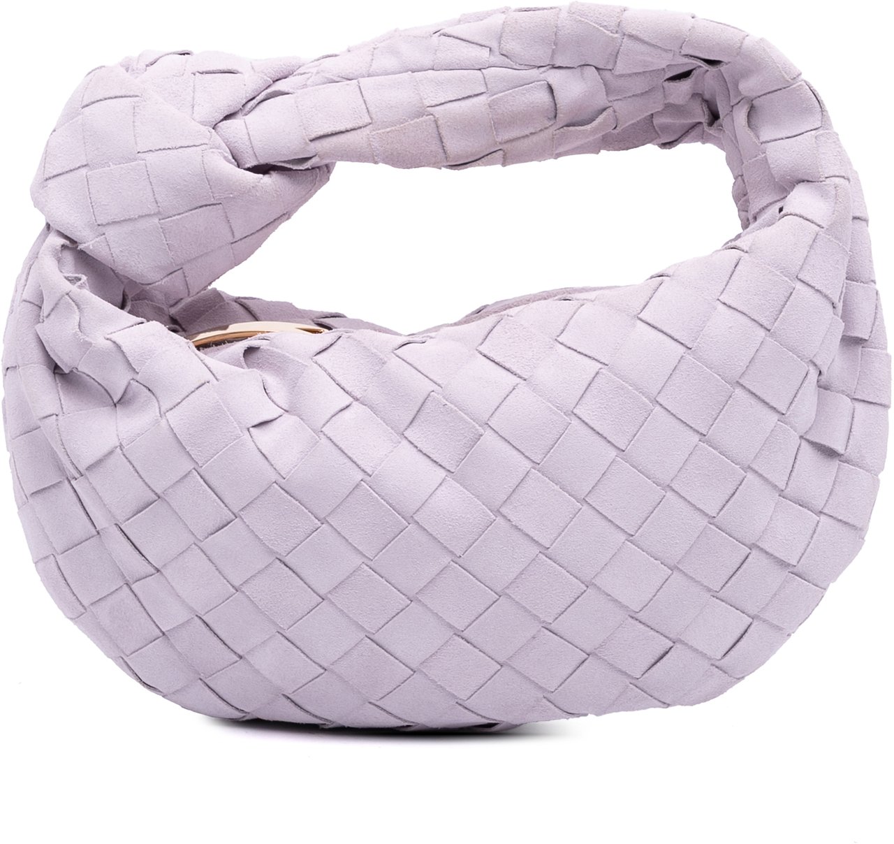 Bottega Veneta Mini Suede Intrecciato Jodie Paars