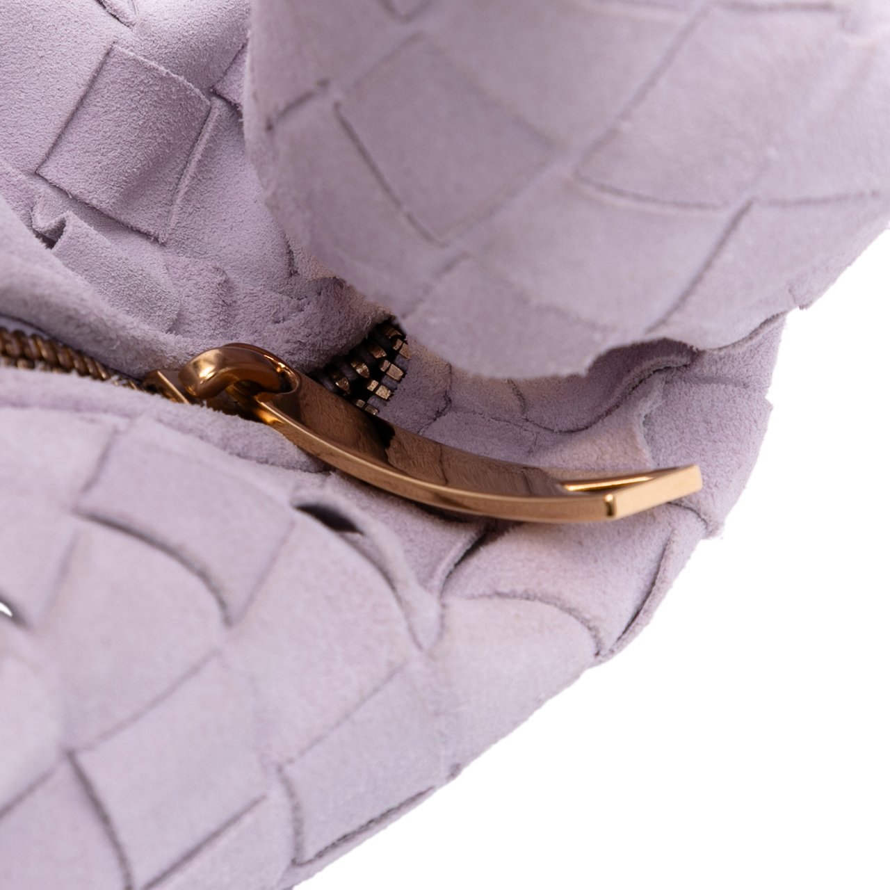 Bottega Veneta Mini Suede Intrecciato Jodie Paars
