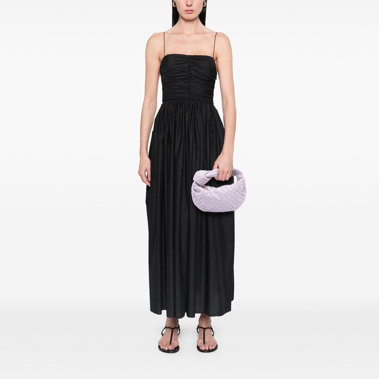 Bottega Veneta Mini Suede Intrecciato Jodie Paars