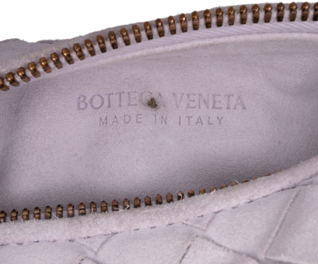 Bottega Veneta Mini Suede Intrecciato Jodie Paars