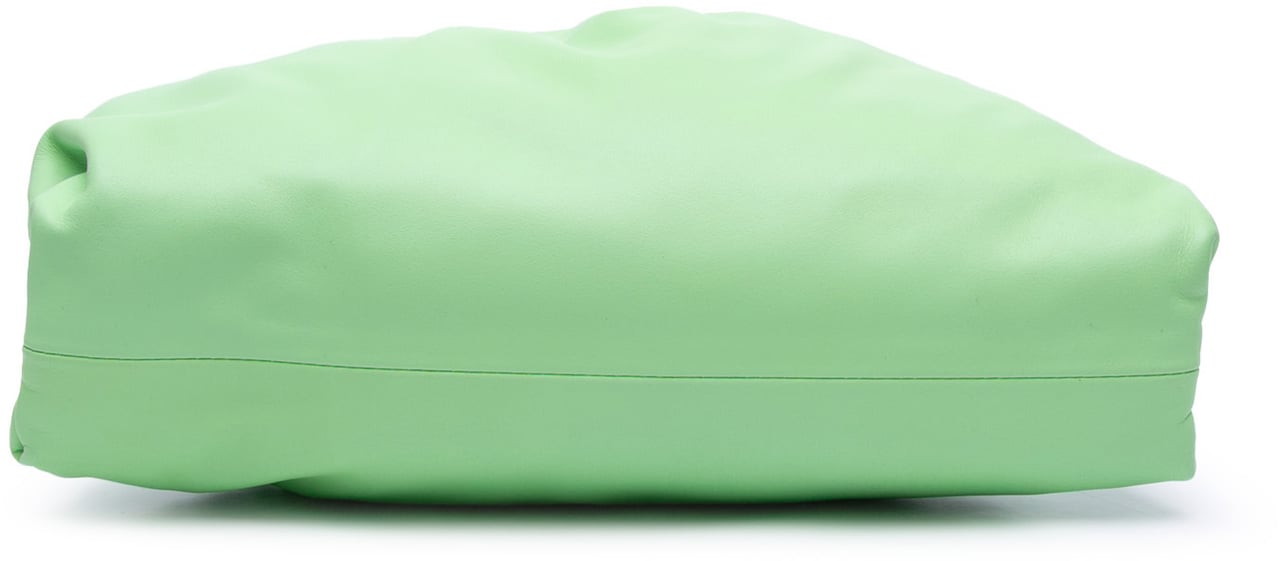 Bottega Veneta Teen Lambskin Pouch Groen