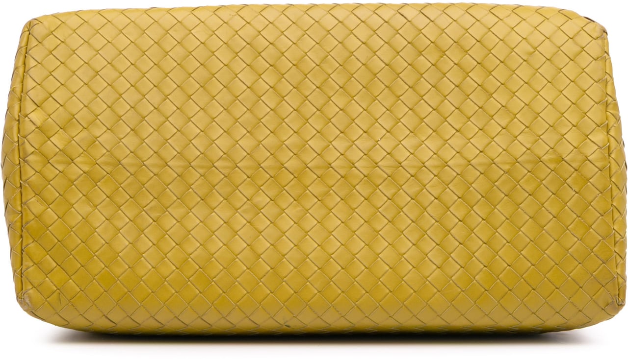 Bottega Veneta Medium Nappa Intrecciato Roma Tote Geel