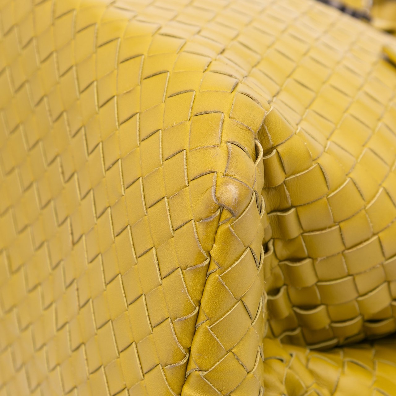 Bottega Veneta Medium Nappa Intrecciato Roma Tote Geel