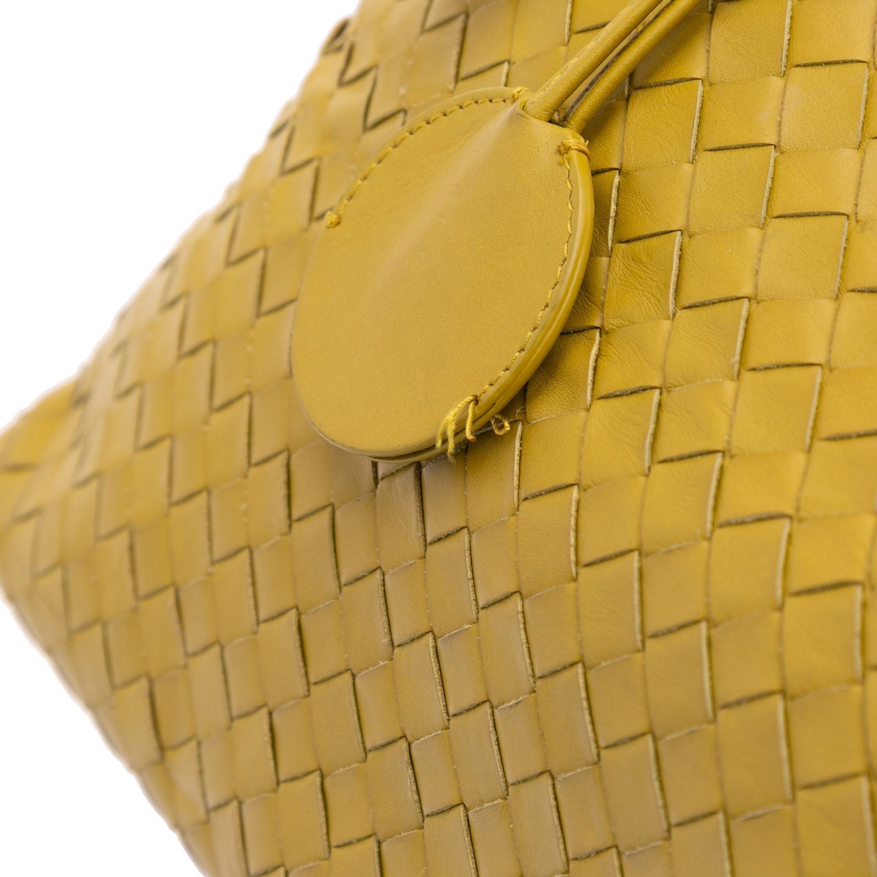 Bottega Veneta Medium Nappa Intrecciato Roma Tote Geel