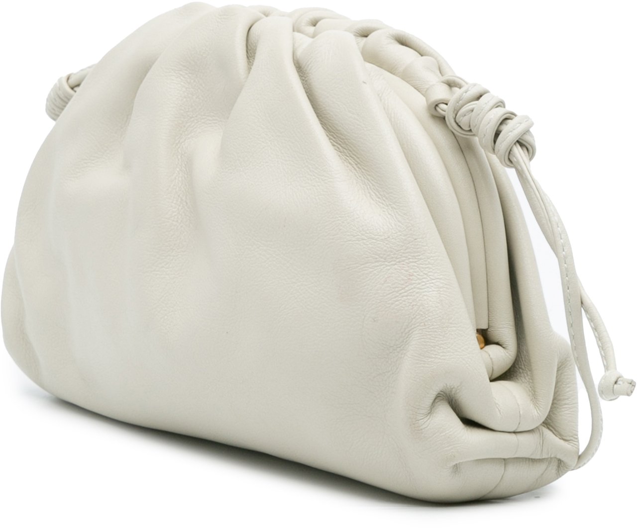 Bottega Veneta Lambskin The Mini Pouch Crossbody Wit