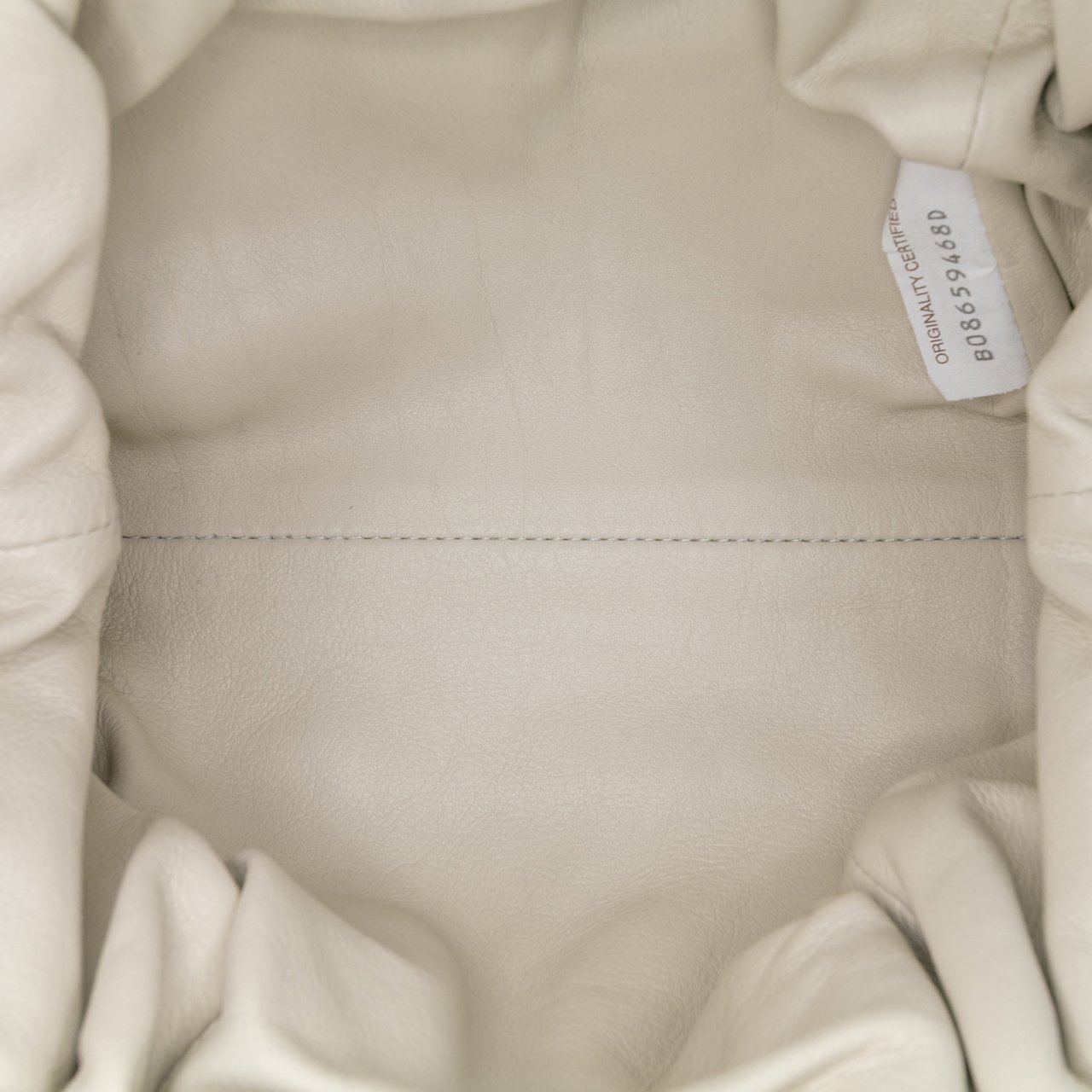 Bottega Veneta Lambskin The Mini Pouch Crossbody Wit