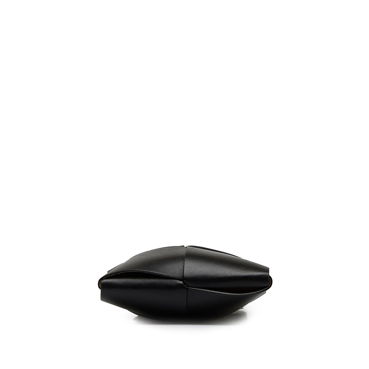 Bottega Veneta Maxi Intrecciato Cut Out Crossbody Bag Zwart