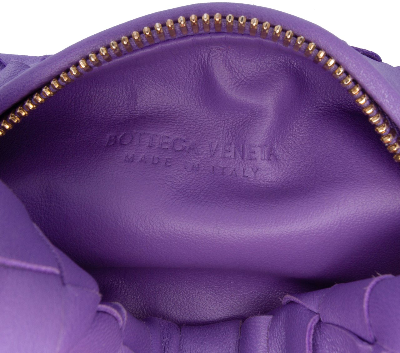 Bottega Veneta Mini Nappa Intrecciato Jodie Paars