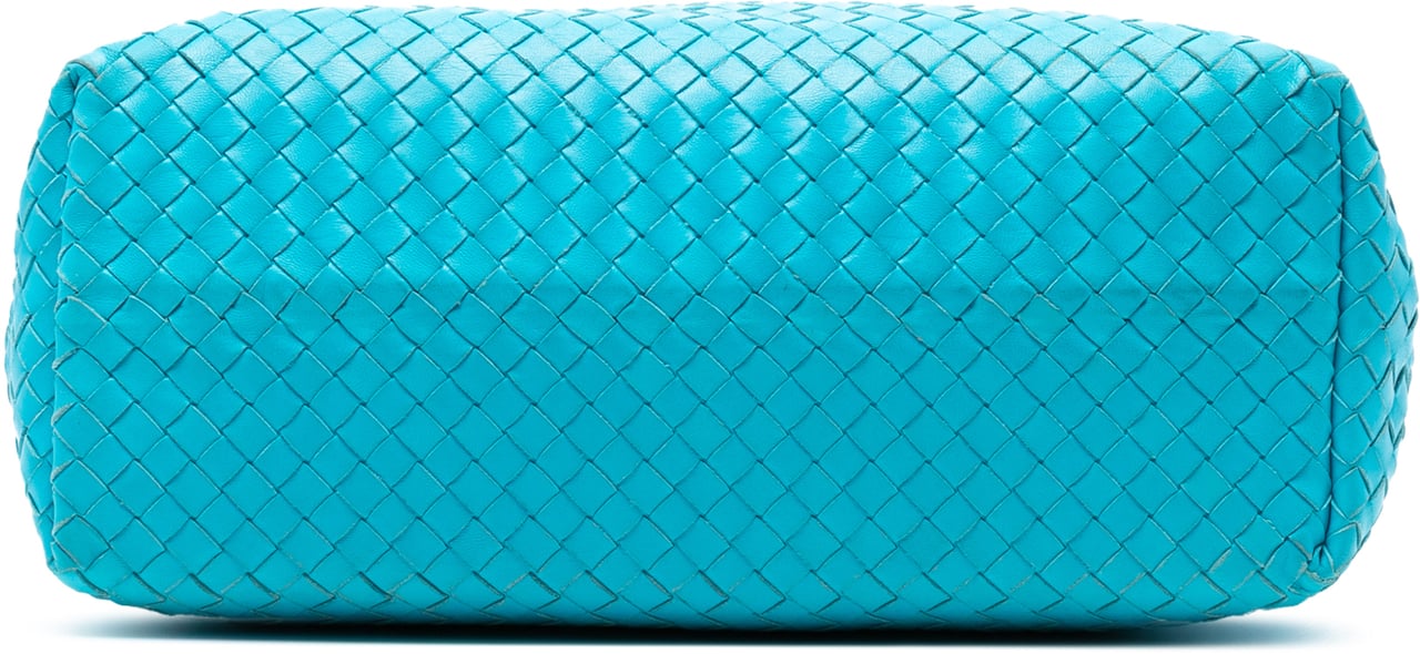 Bottega Veneta Medium Nappa Intrecciato Garda Tote Blauw