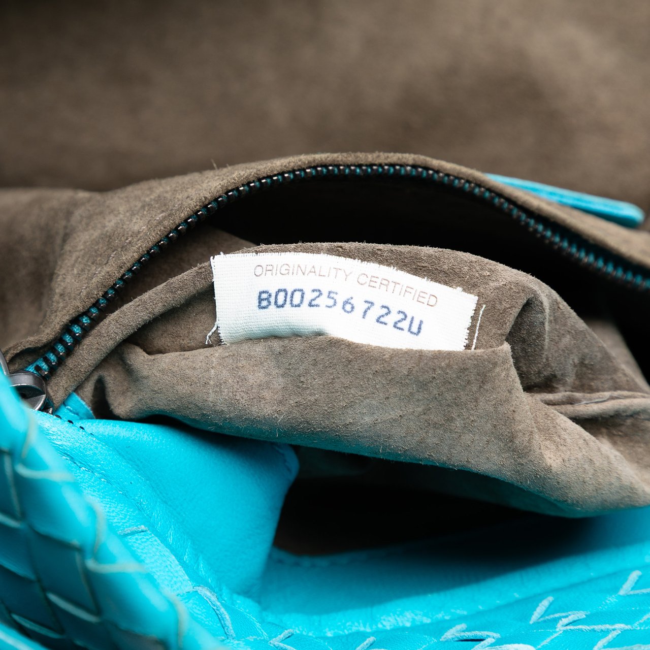 Bottega Veneta Medium Nappa Intrecciato Garda Tote Blauw