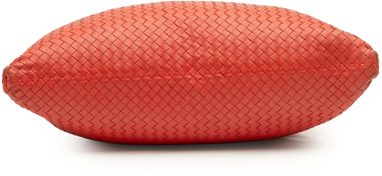 Bottega Veneta Maxi Nappa Intrecciato Convertible Tote Rood
