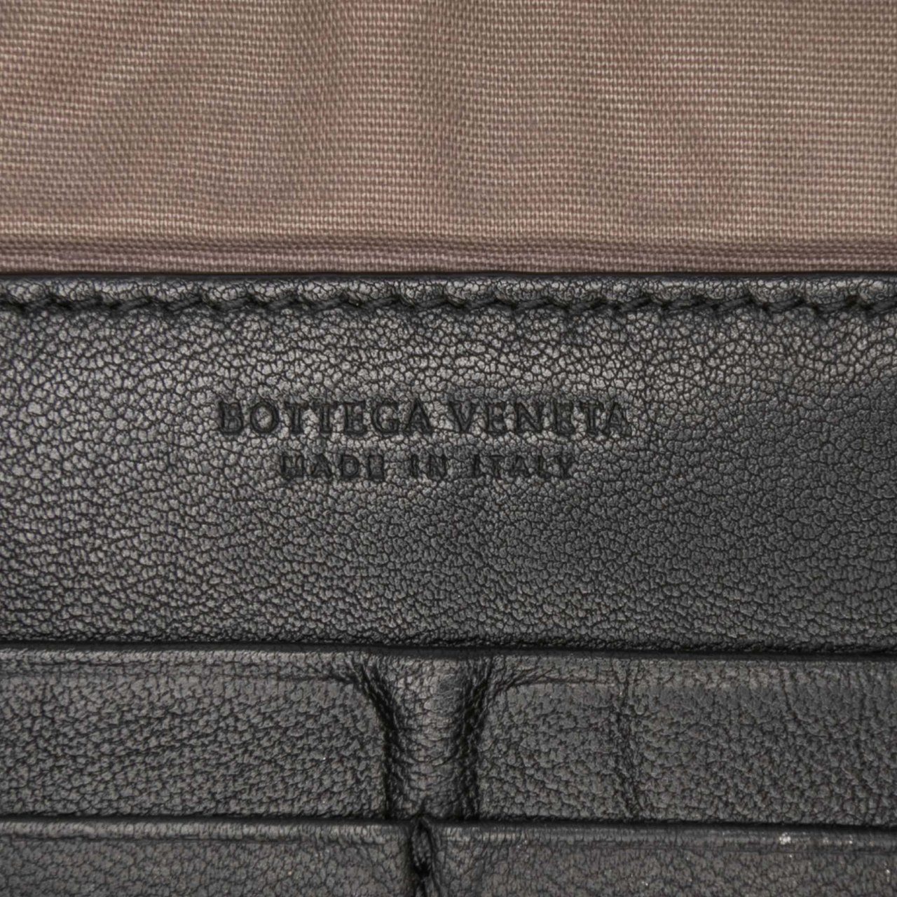 Bottega Veneta Nappa Intrecciato Clutch Zwart