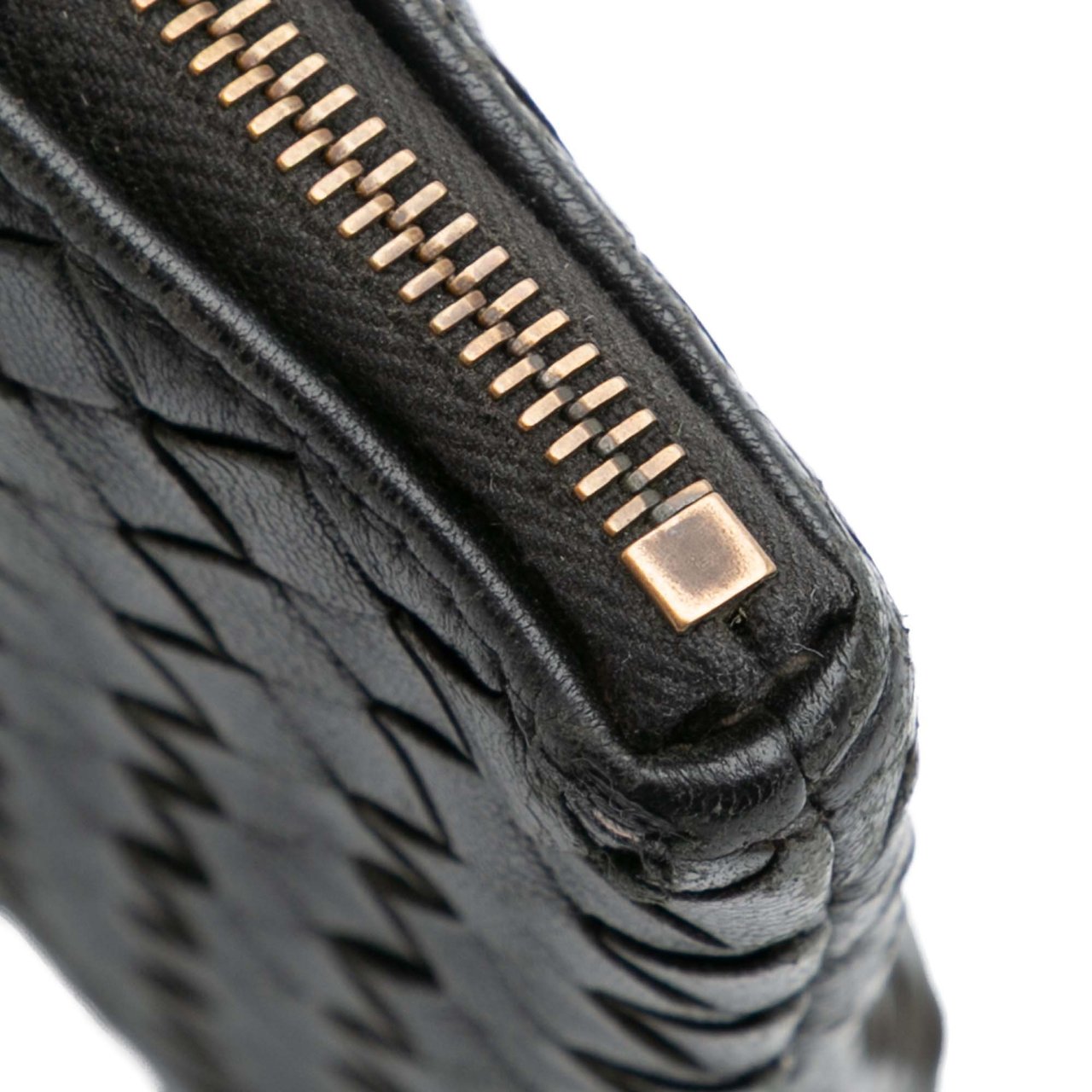 Bottega Veneta Nappa Intrecciato Clutch Zwart