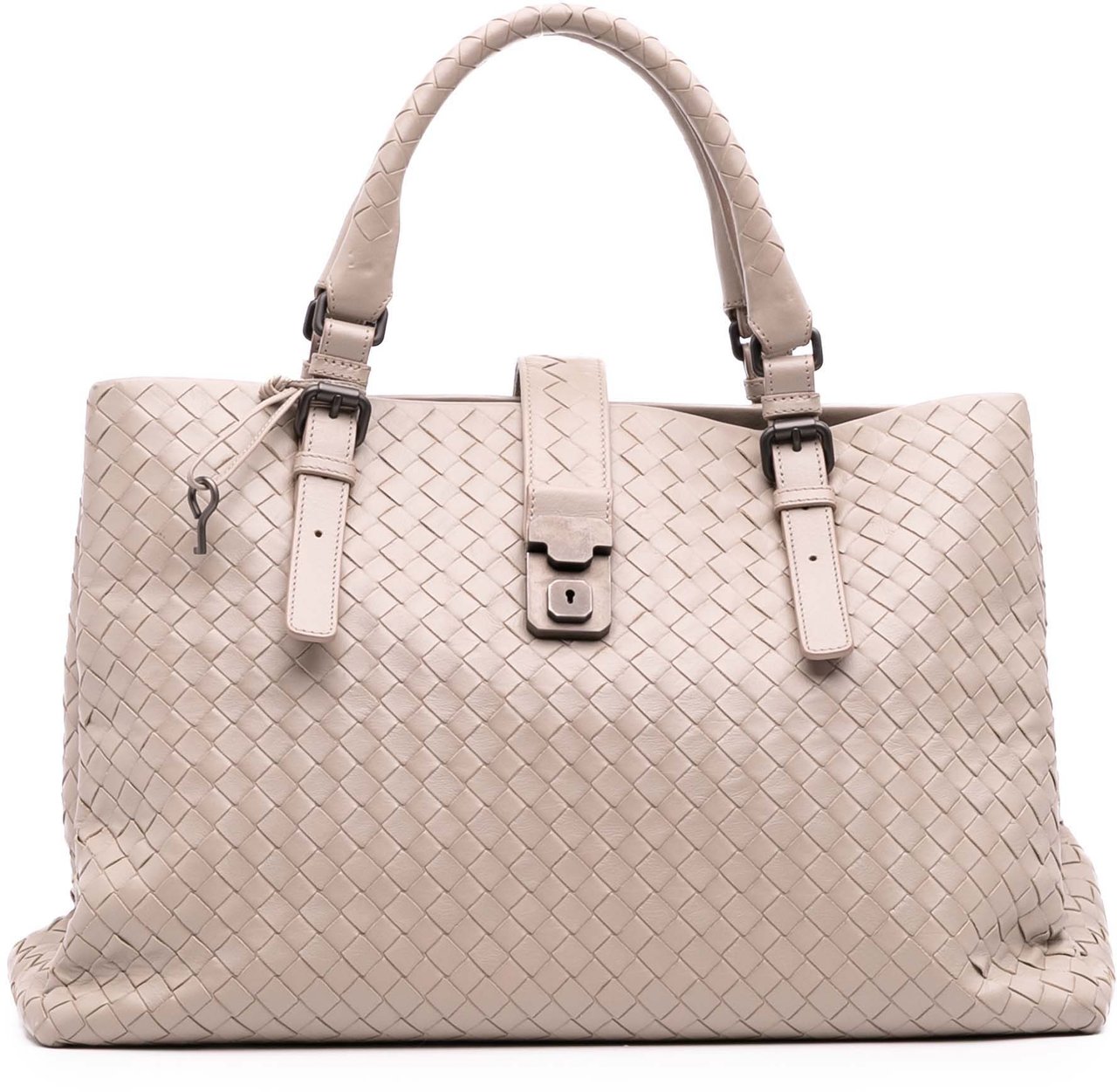 Bottega Veneta Medium Nappa Intrecciato Roma Tote Bruin
