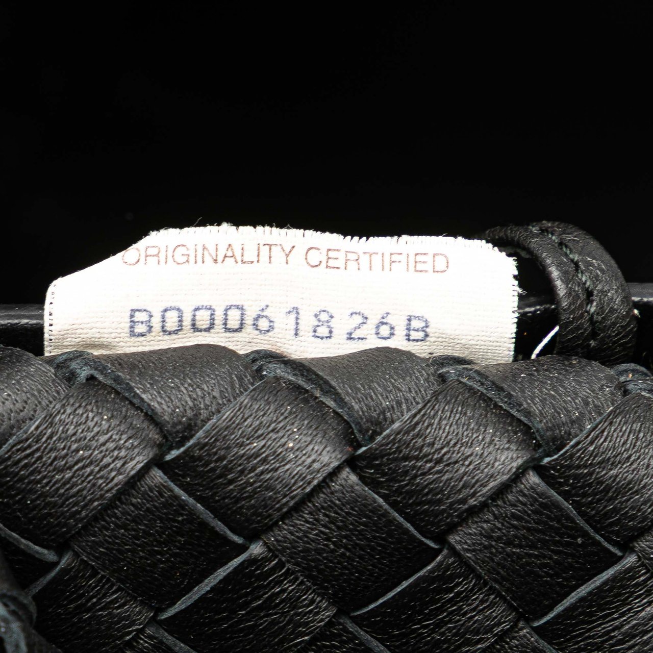 Bottega Veneta Medium Lambskin Intreccio Cabat Tote Zwart