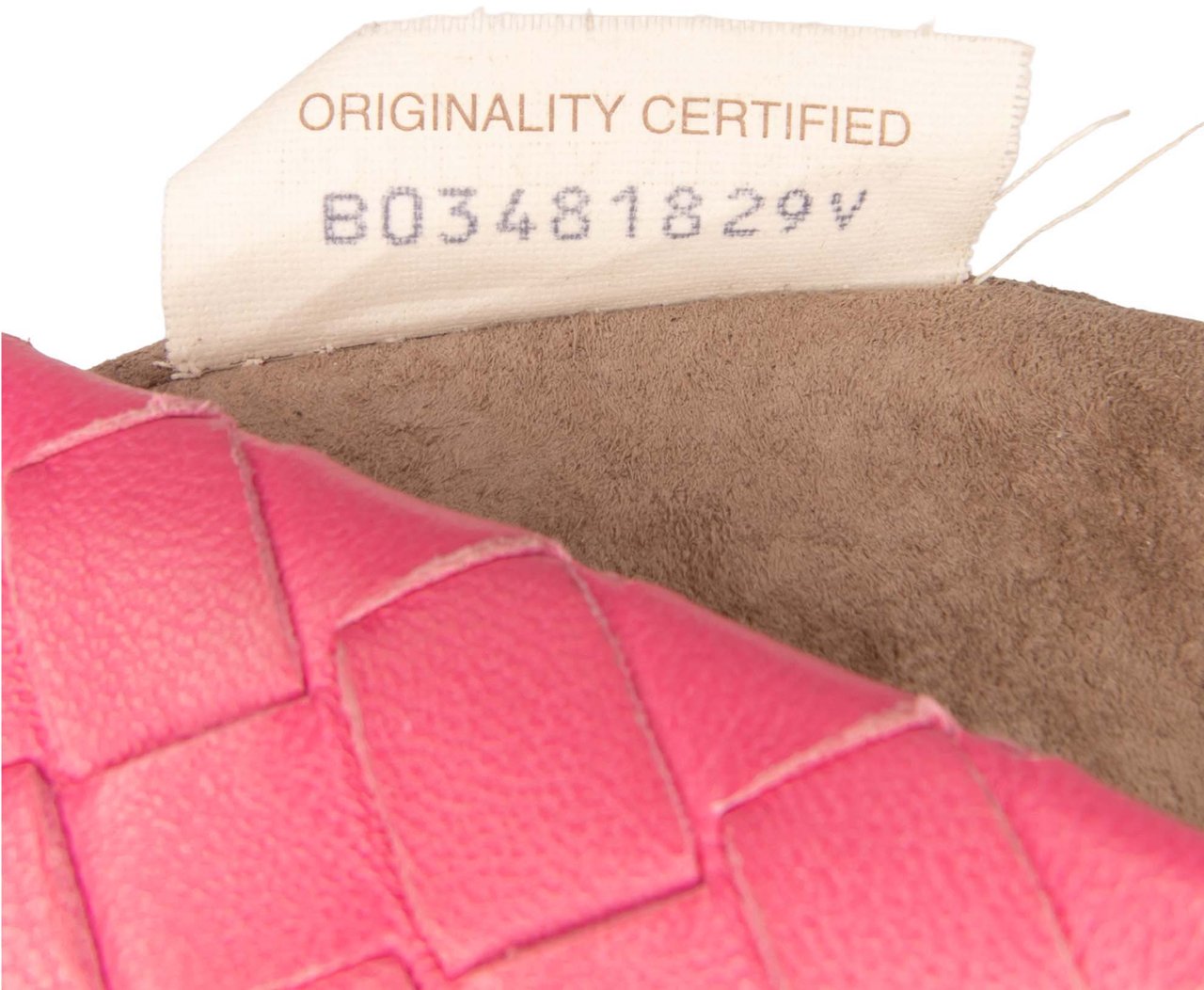 Bottega Veneta Mini Nappa Intrecciato Expandable Chain Flap Crossbody Roze