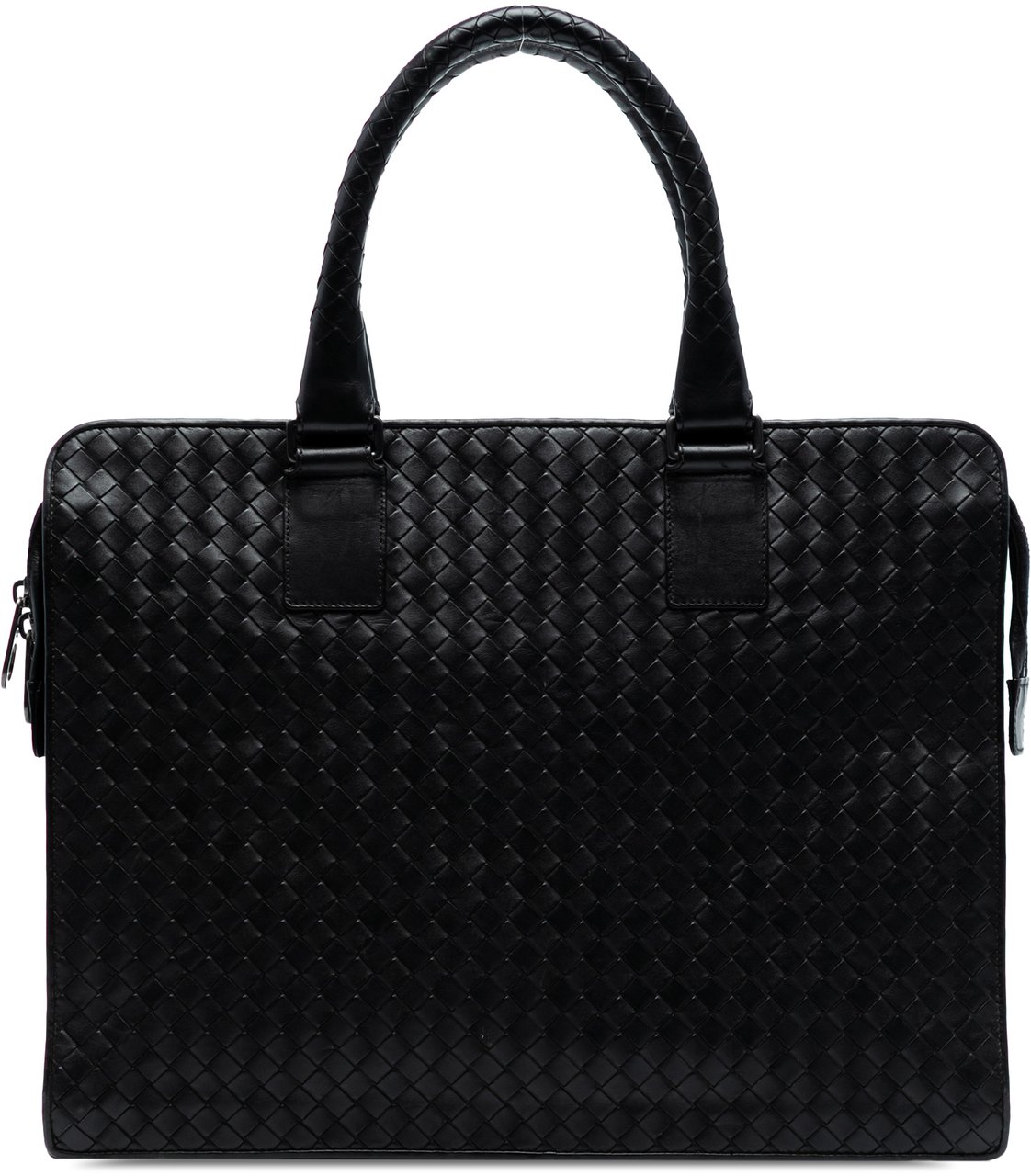 Bottega Veneta Nappa Intrecciato Business Bag Zwart