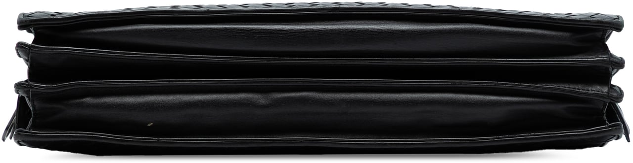 Bottega Veneta Nappa Intrecciato Business Bag Zwart