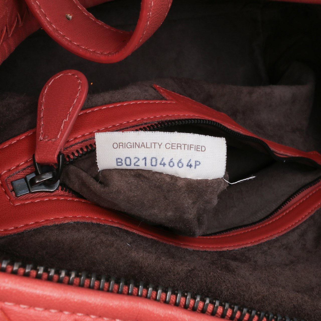 Bottega Veneta Nappa Intrecciato Montaigne Shoulder Bag Rood