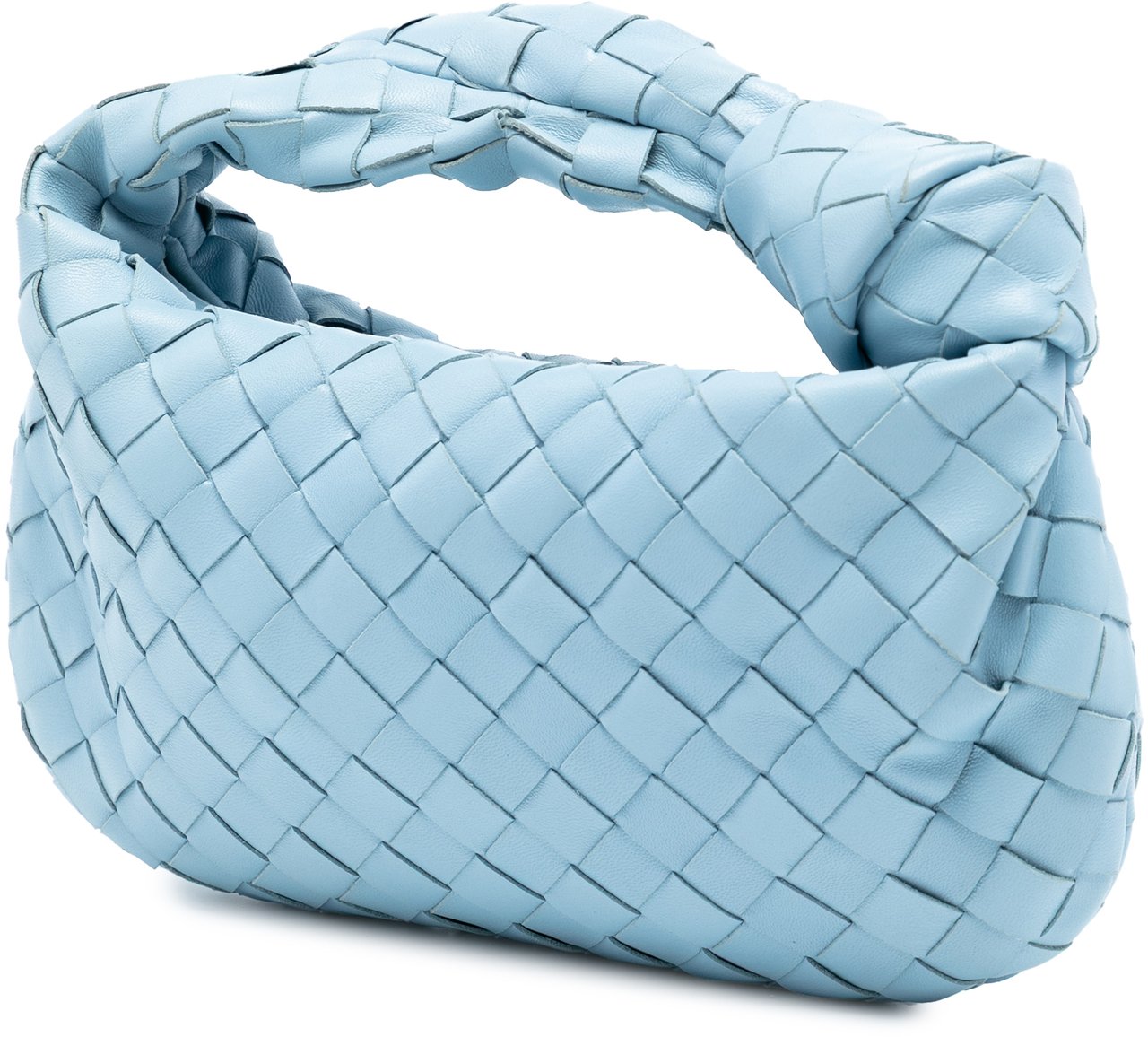 Bottega Veneta Mini Nappa Intrecciato Jodie Blauw