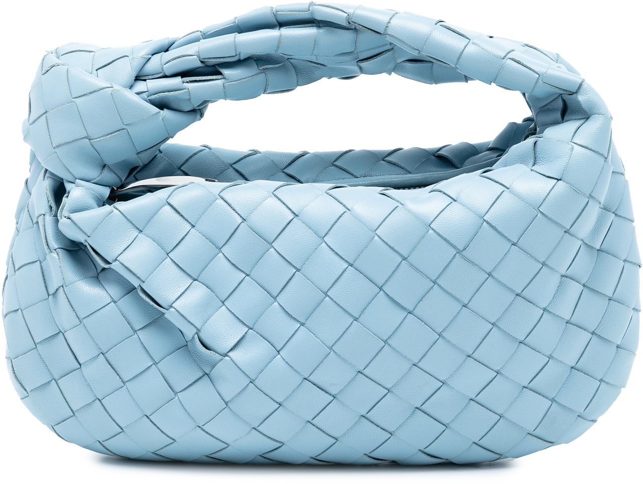 Bottega Veneta Mini Nappa Intrecciato Jodie Blauw
