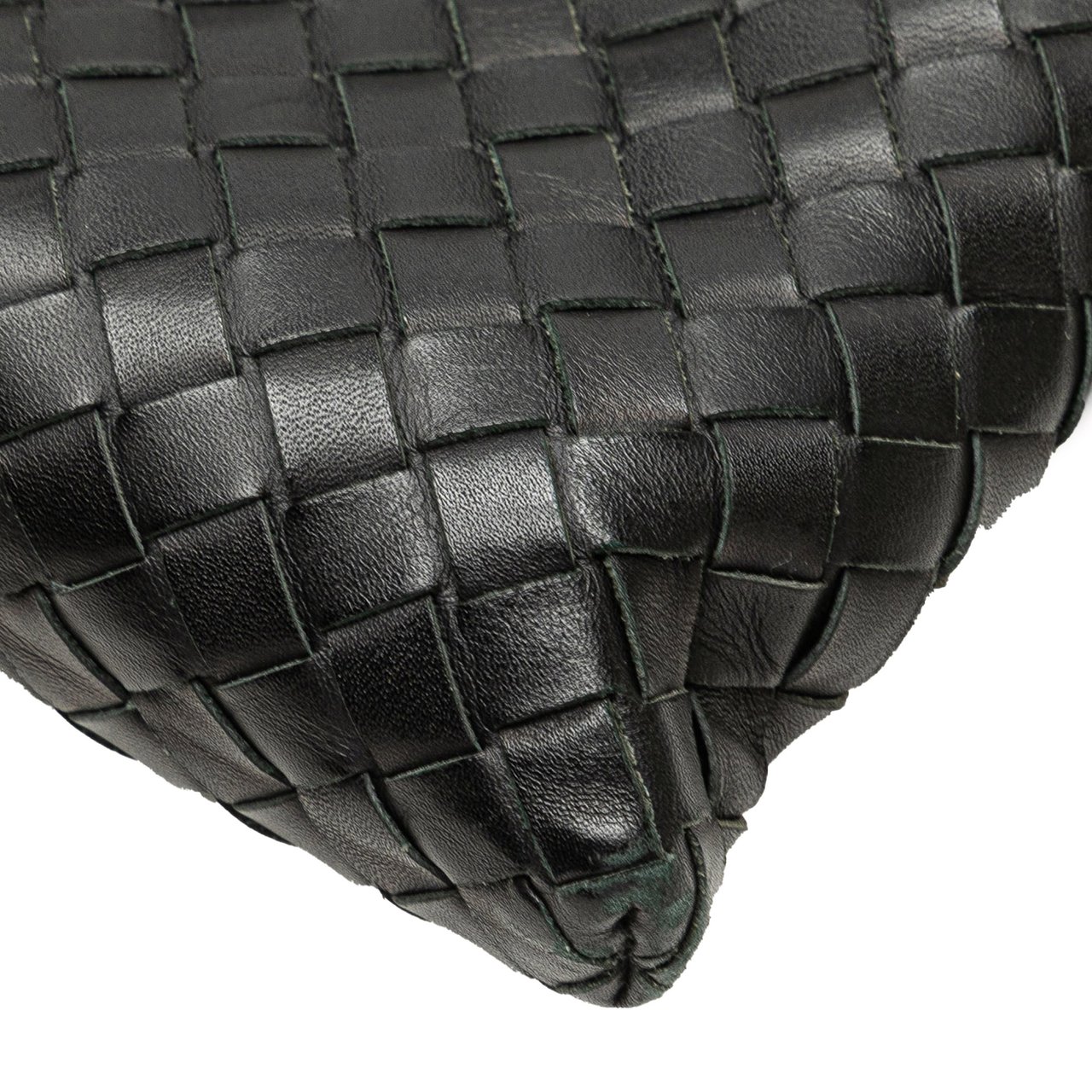 Bottega Veneta Nappa Intrecciato VN Crossbody Zwart