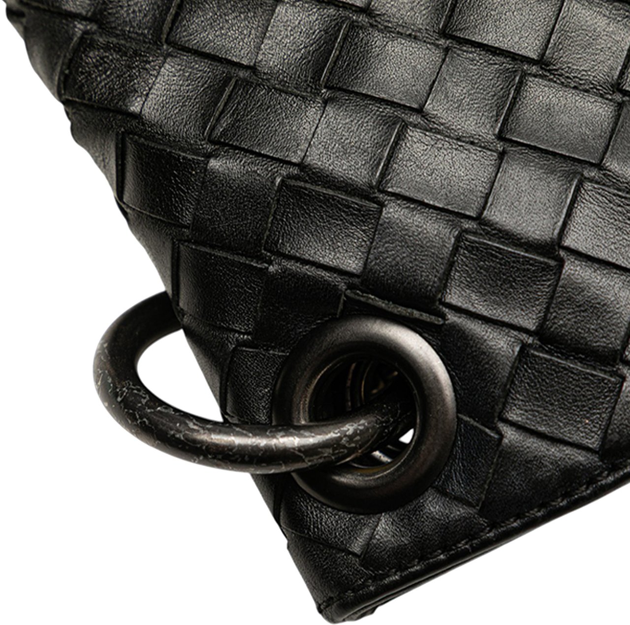 Bottega Veneta Nappa Intrecciato Crossbody Zwart