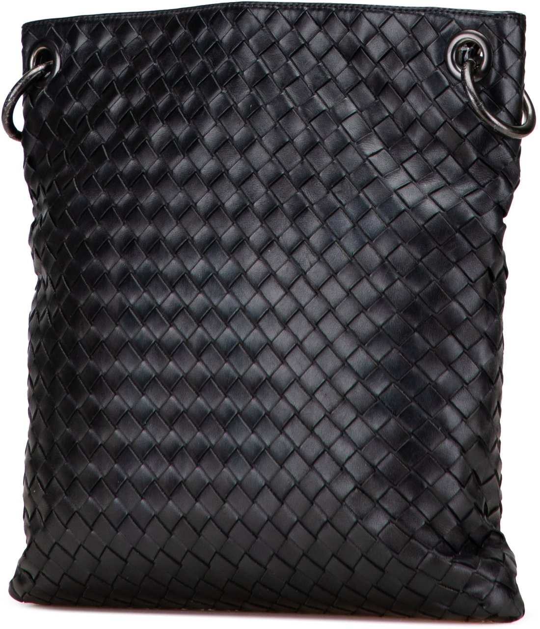 Bottega Veneta Nappa Intrecciato Crossbody Zwart