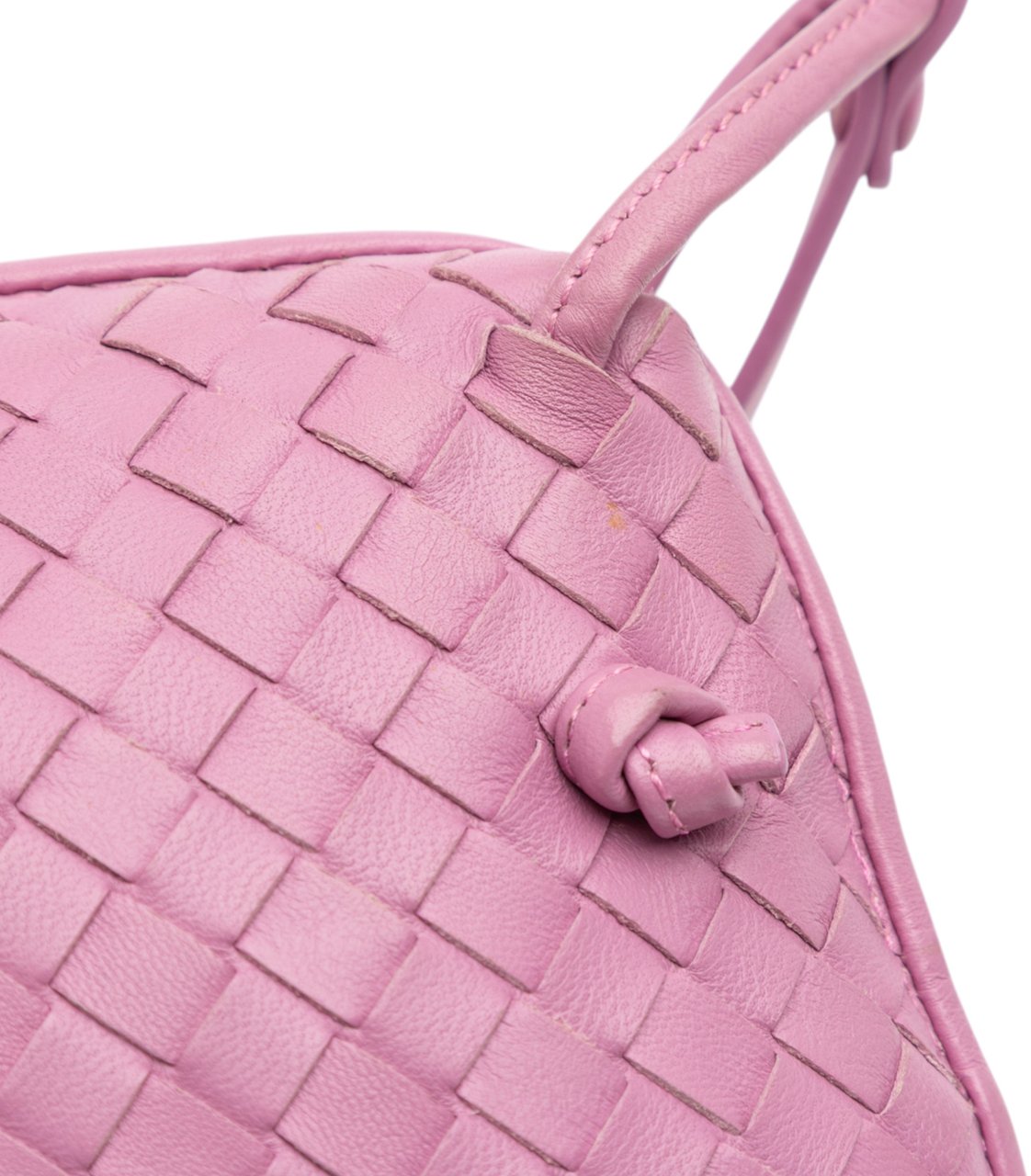 Bottega Veneta Nappa Intrecciato Nodini Crossbody Roze